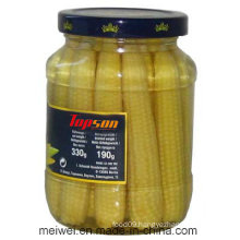 Vegetable 370ml Canned Young Corn in Glass Bottle
